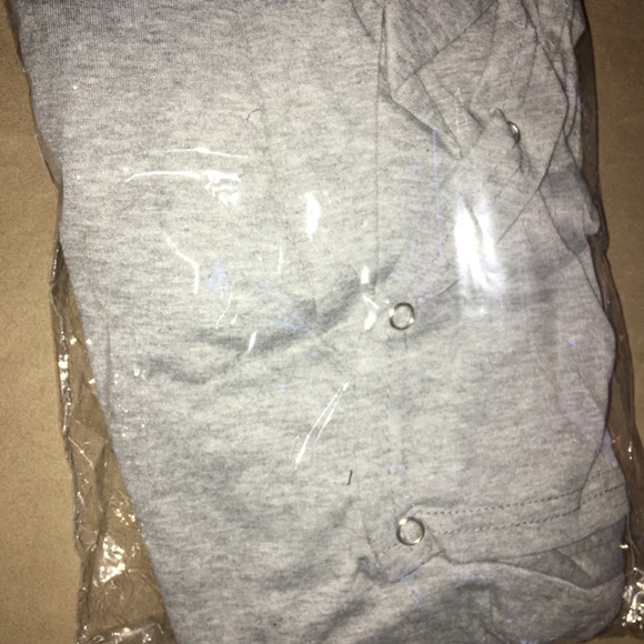 New Light Grey Pajama Onesie - Picture 4 of 4